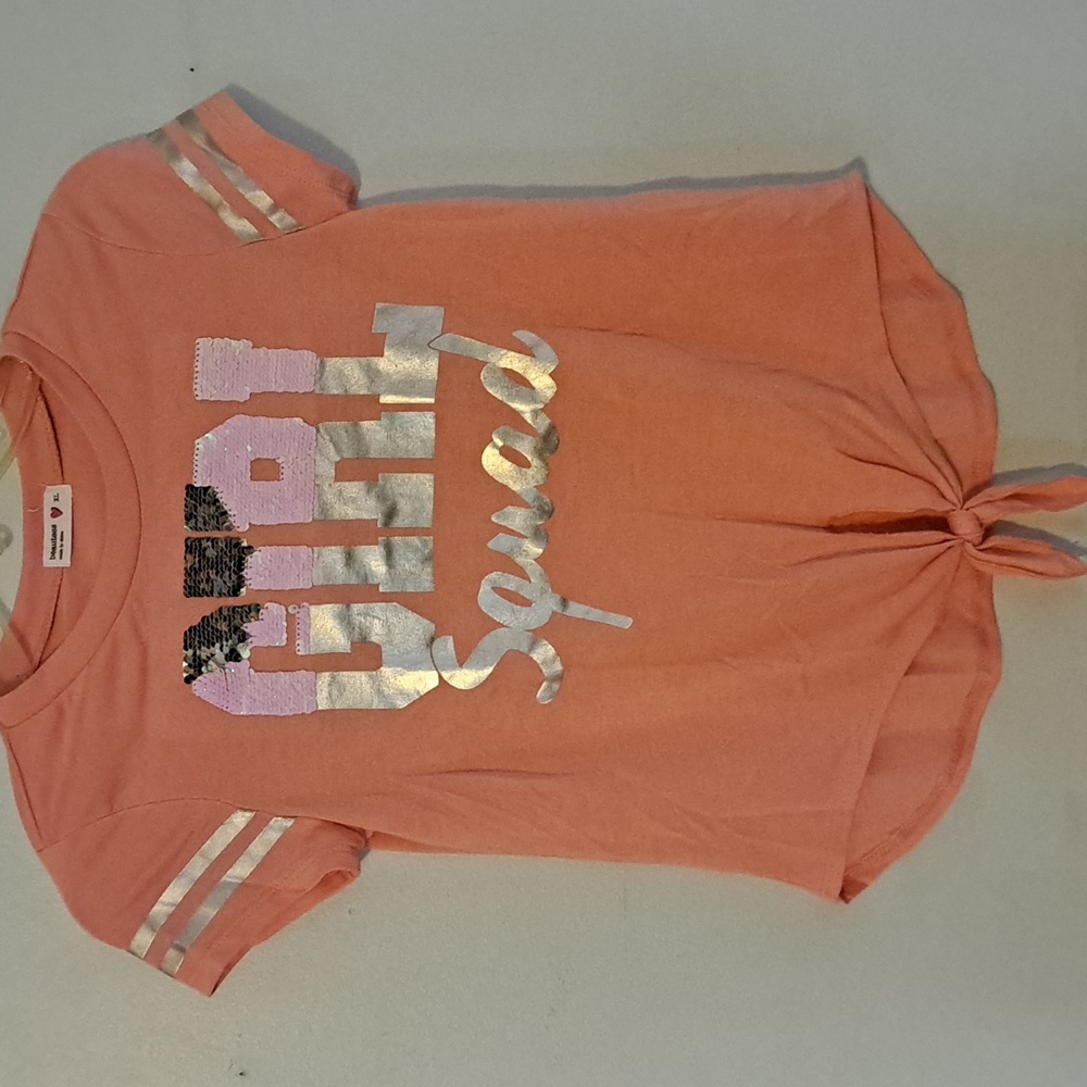 NWOT Girls XL T-shirt by Beautees Part Sequenced